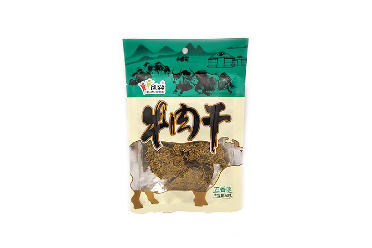 CHUANGYI DRIED BEEF FIVE SPICES FLAVOR 50G